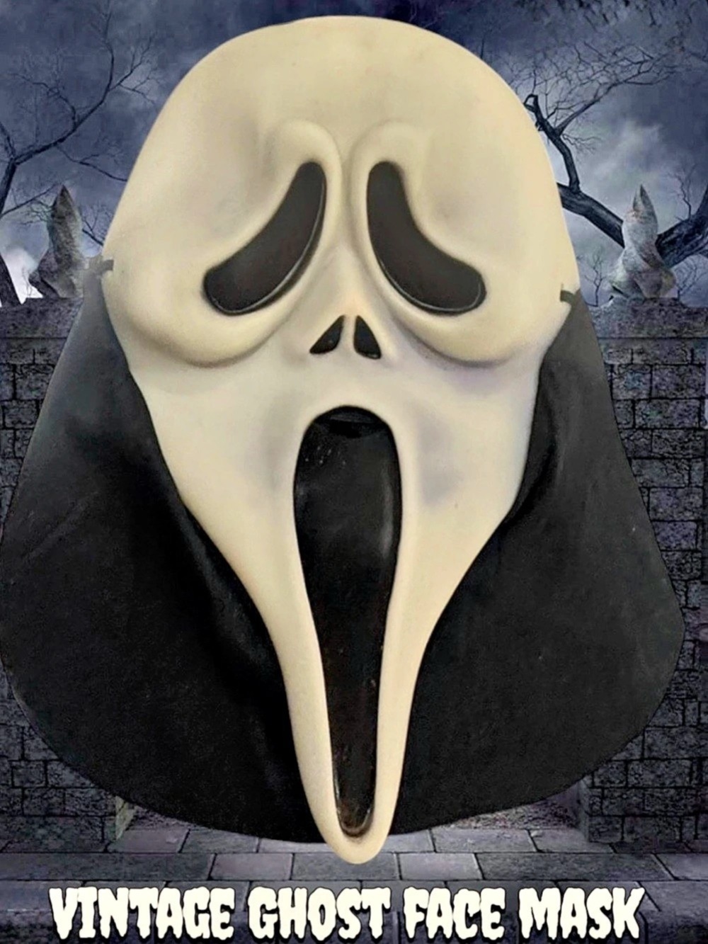 Vintage Fun World Ghost Face Mask